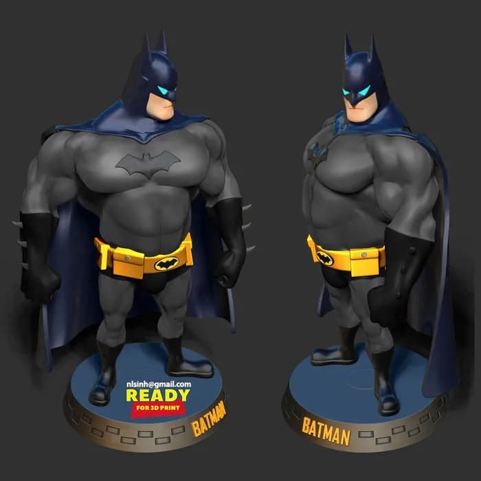 STL - fat batman render 4
