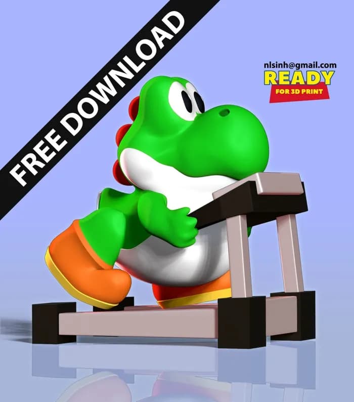 STL - fat yoshi stl