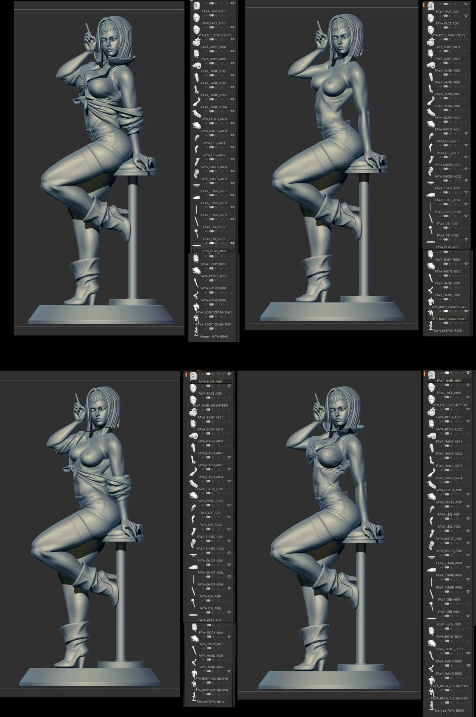 STL - Faye Valentine Cowboy Bebop