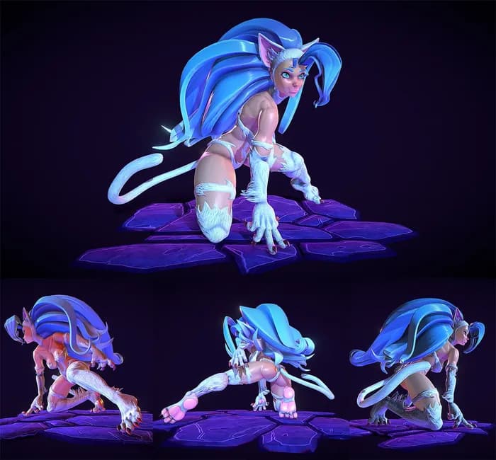 STL - felicia darkstalkers