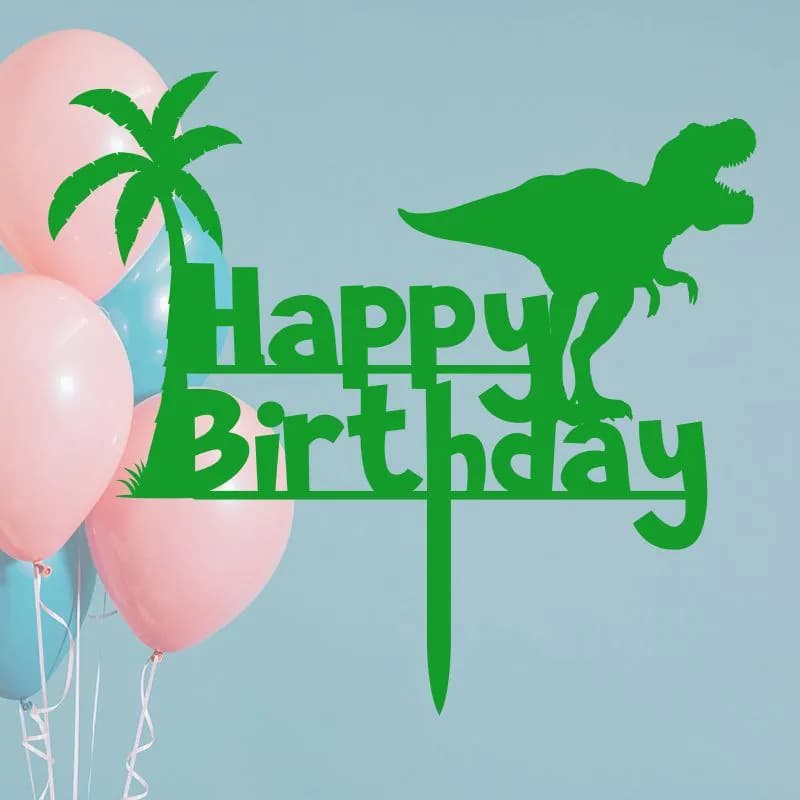 STL - Feliz Cumpleaños Dinosaurio