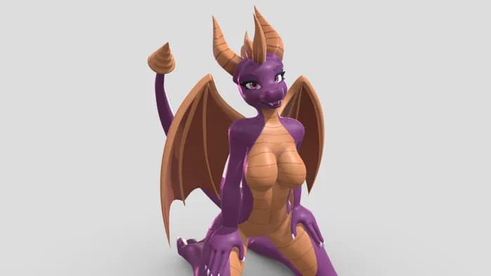 STL - fem spyro stl