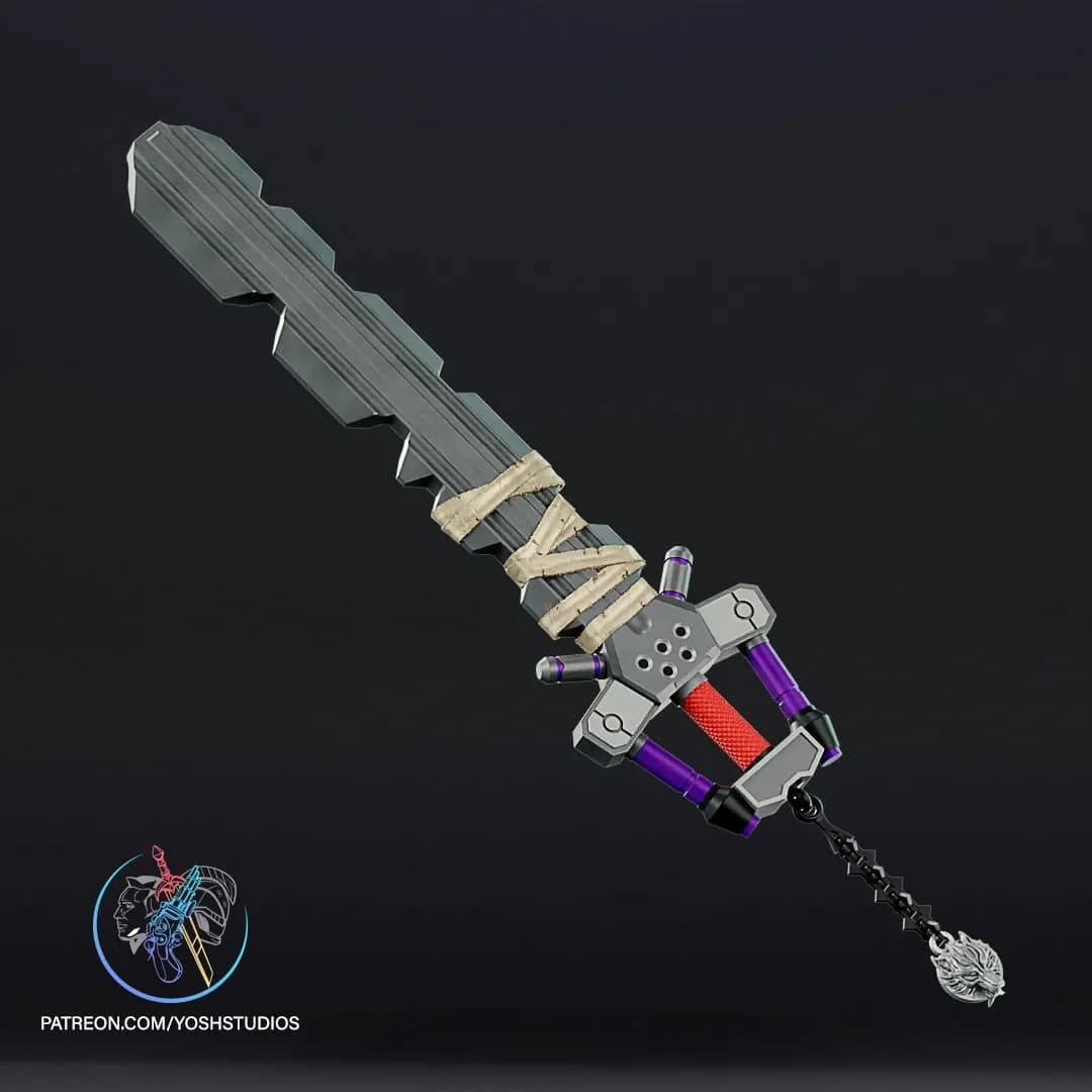 STL - Fenrir Keyblade