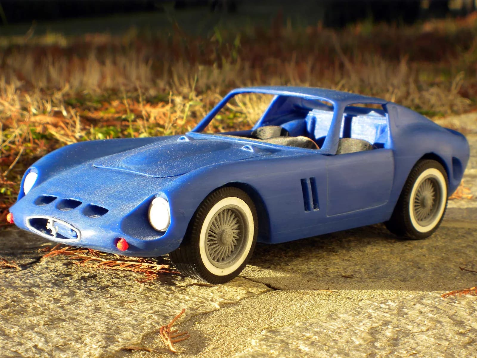 STL - Ferrari 250 GTO Azul render 3