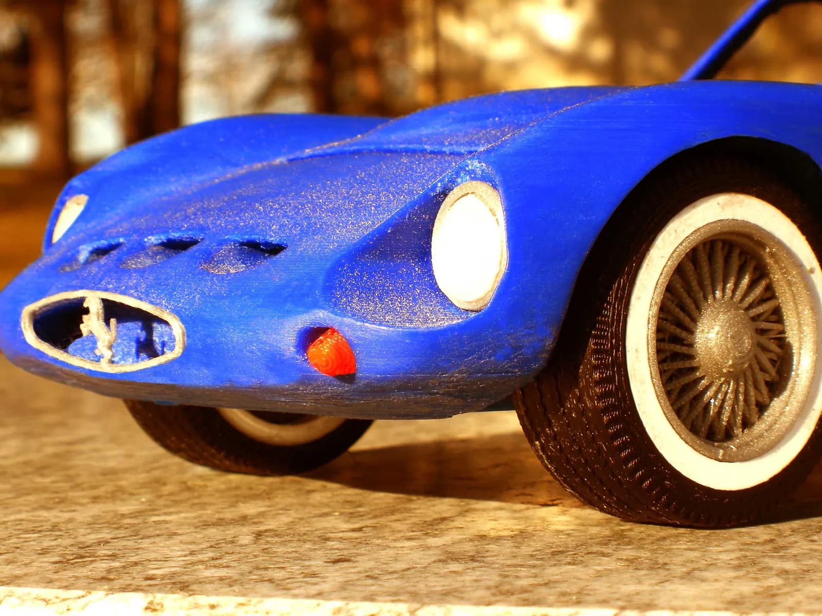 STL - Ferrari 250 GTO Azul render 4