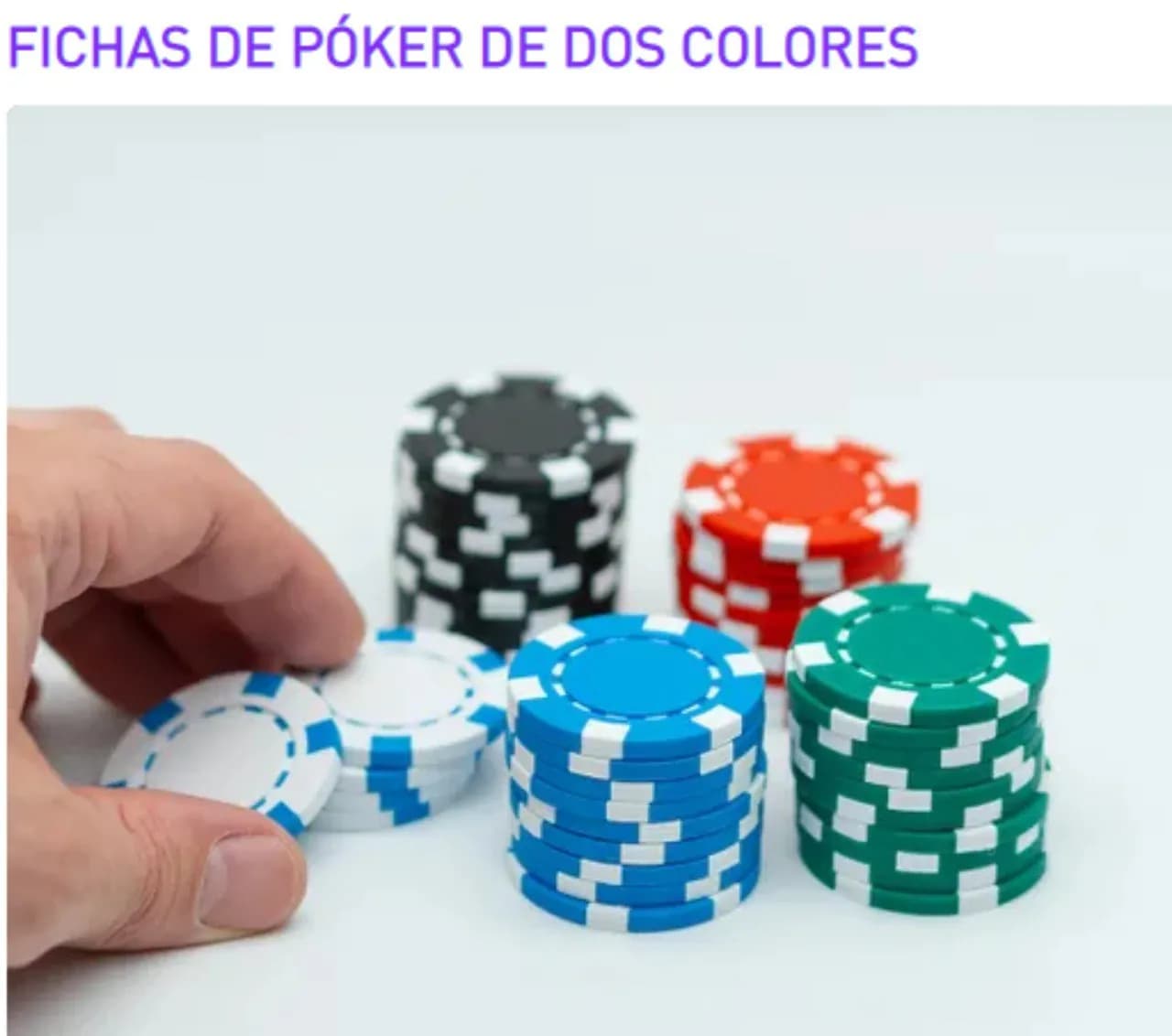 STL - Fichas de Póker de Dos Colores
