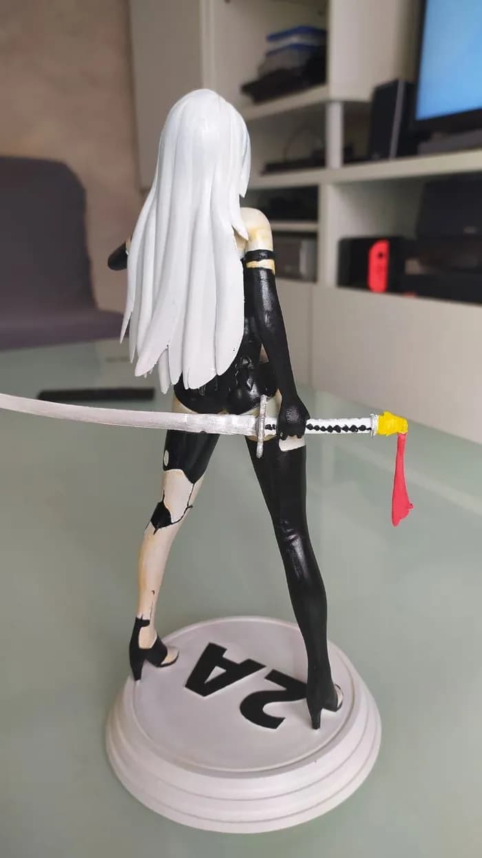 STL - Figura 2B de Nier: Automata render 3