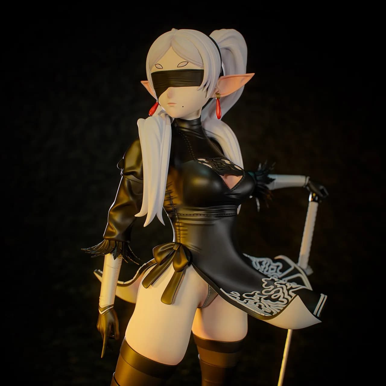 STL - Figura 2B Frieren render 2