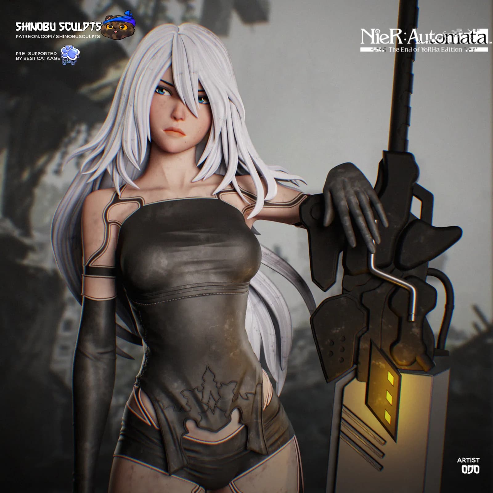 STL - Figura 2B Nier Automata