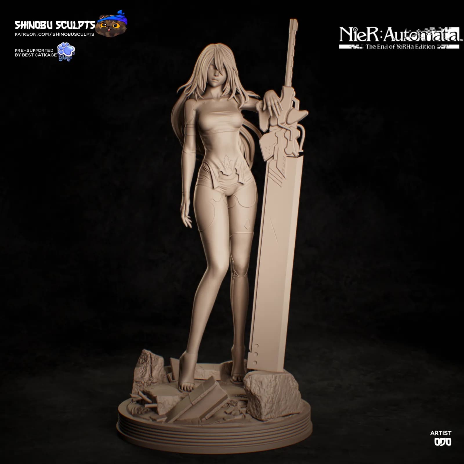STL - Figura 2B Nier Automata