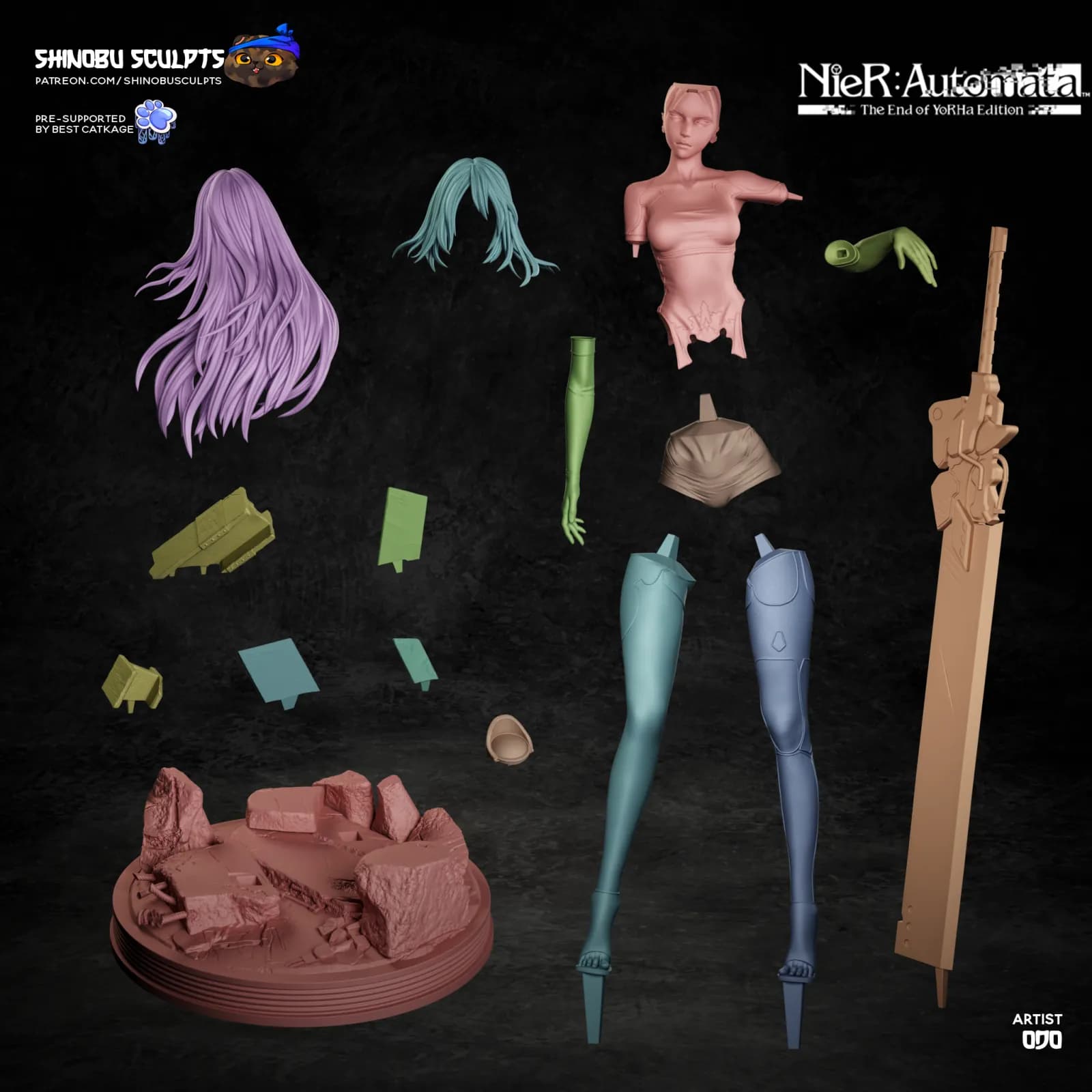 STL - Figura 2B Nier Automata