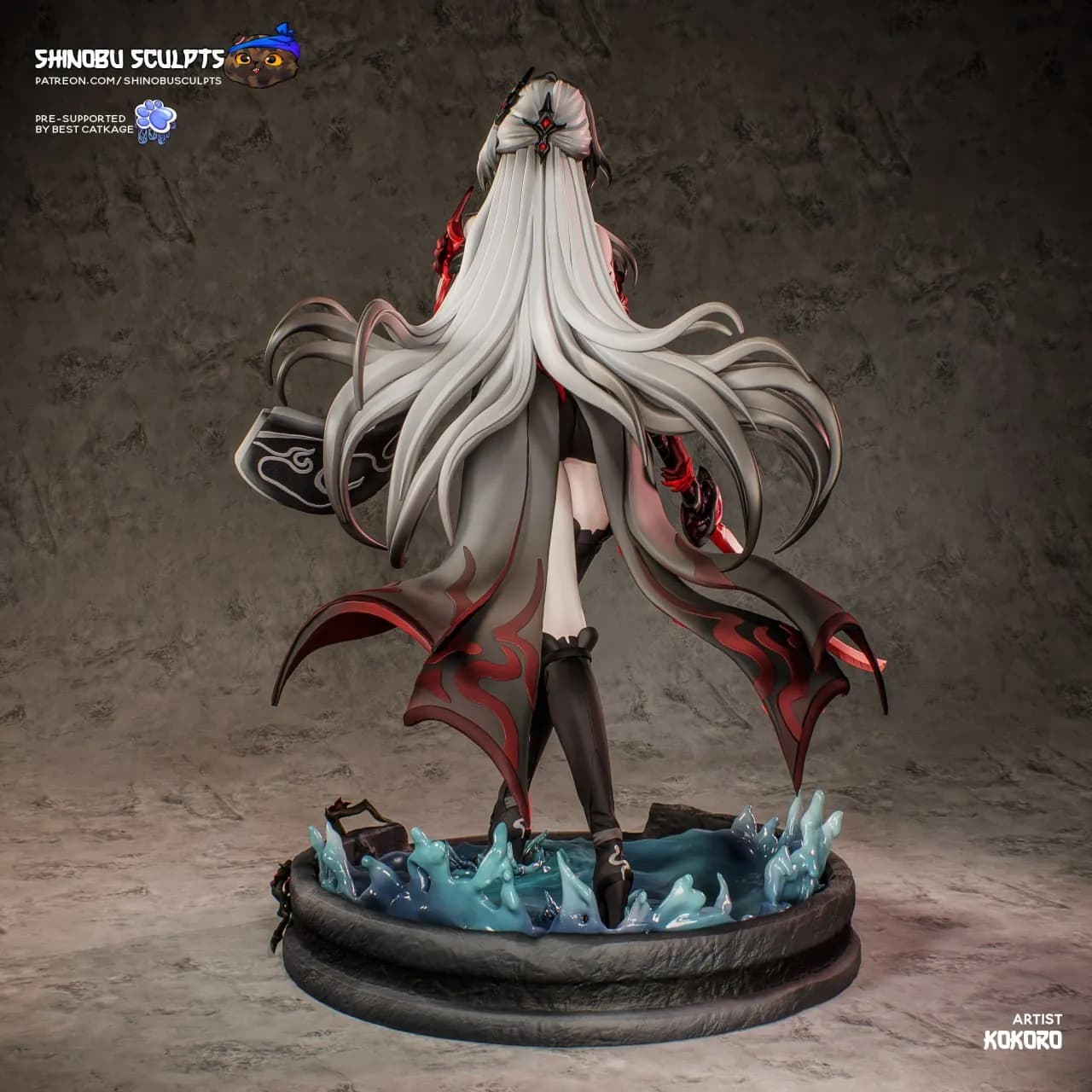 STL - Figura Acheron render 4