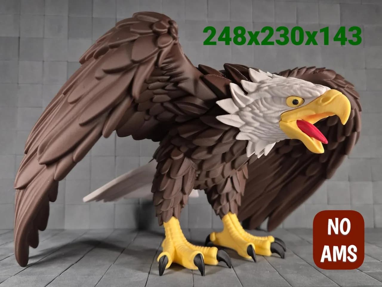 STL - Figura águila calva