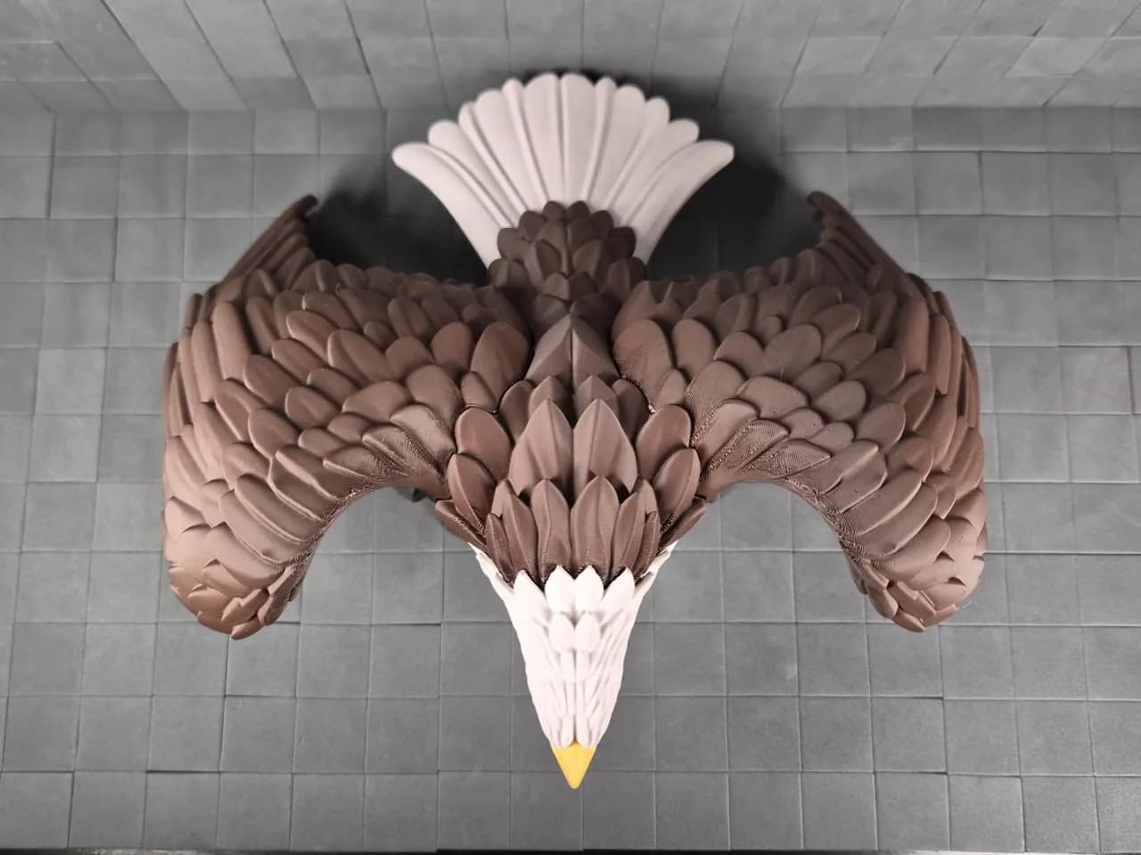 STL - Figura águila calva render 2