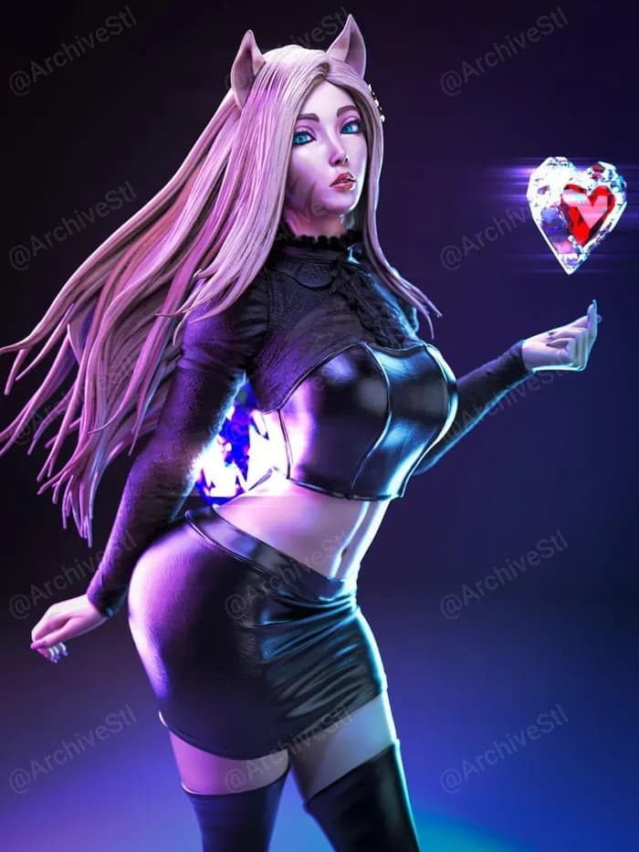 STL - Figura Ahri KDA