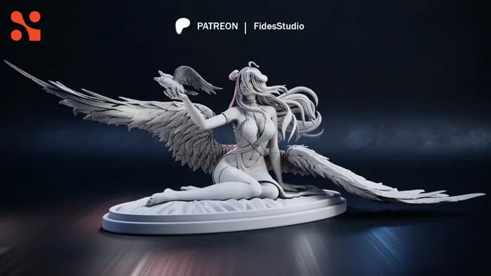 STL - Figura Albedo Overlord 2