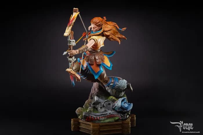 STL - Figura Aloy Horizon Zero Dawn render 3
