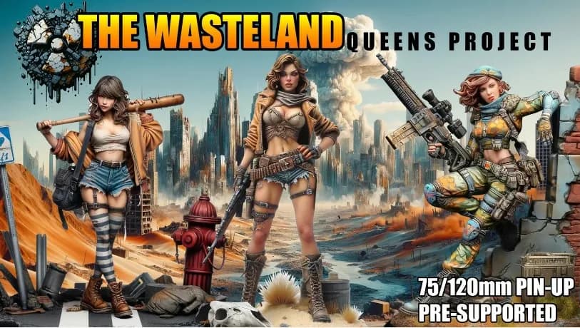 STL - Figura Amber Fury: Desert Blaze render 5