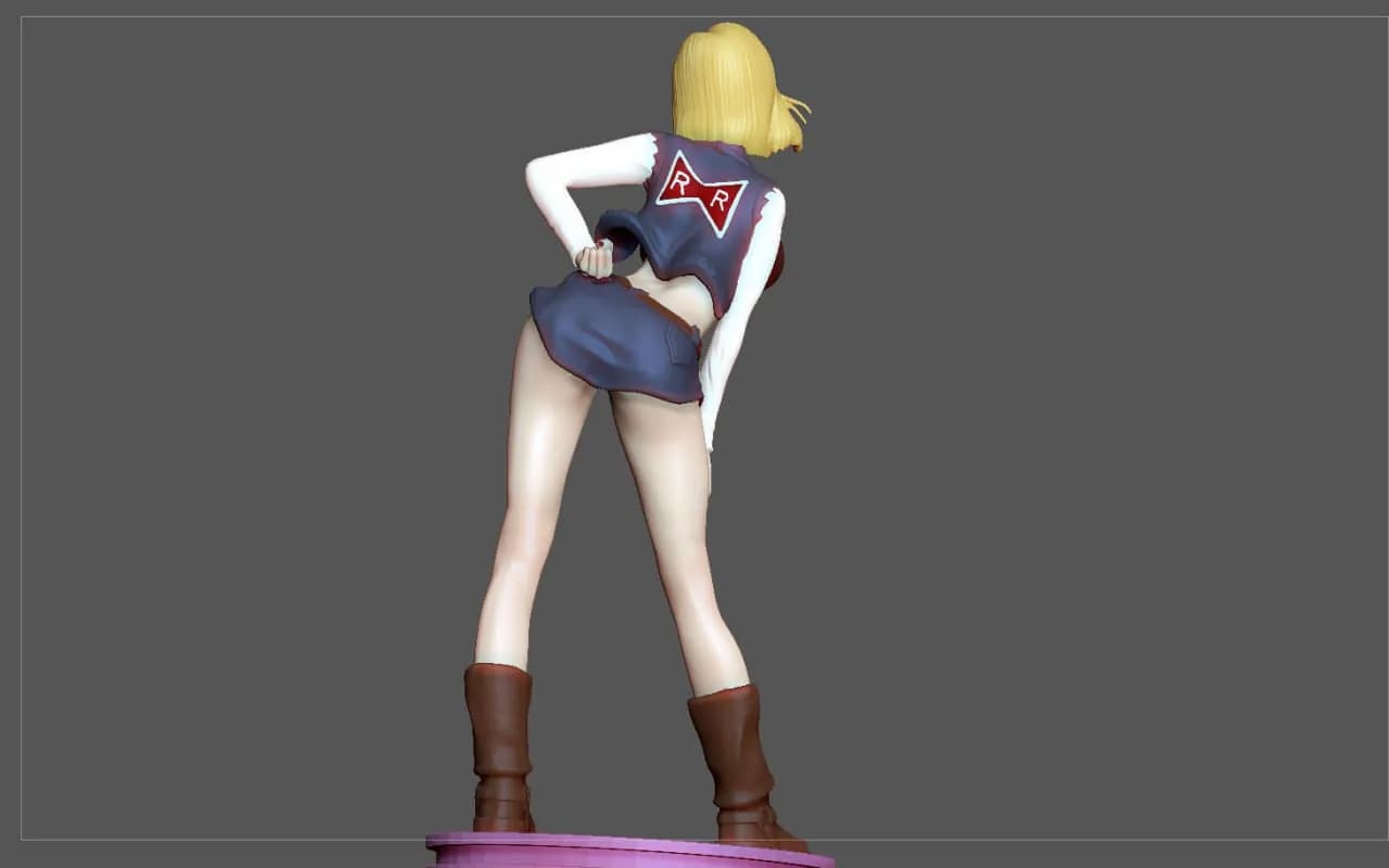 STL - Figura Androide 18 sexy