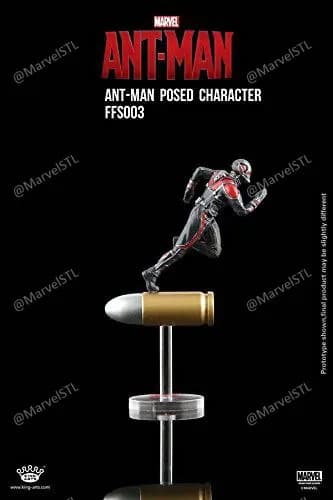 STL - Figura Ant Man sobre bala