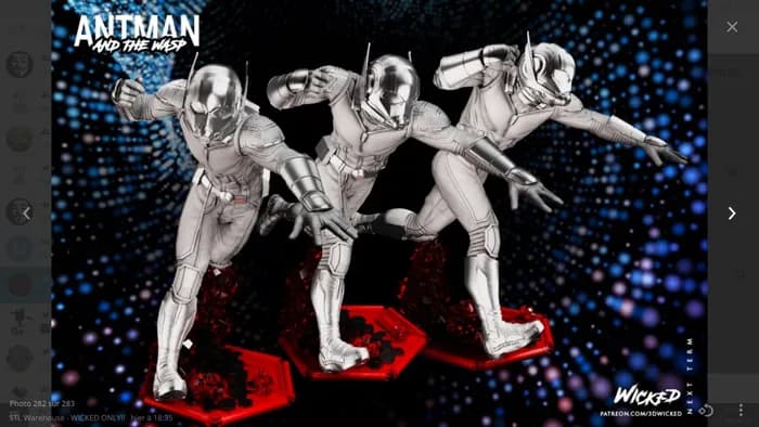 STL - Figura Ant Man y Wasp