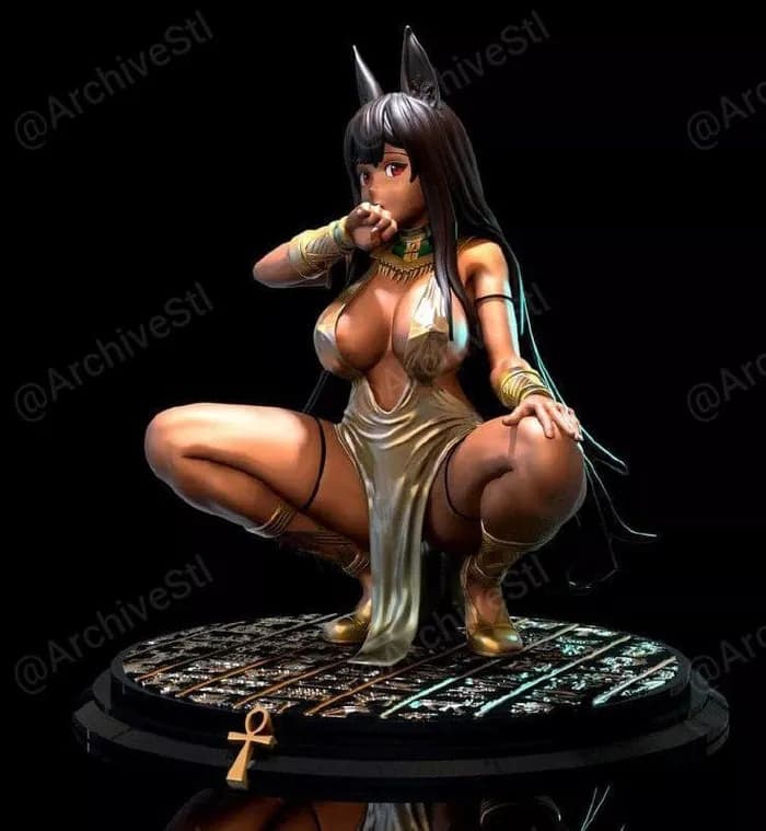 STL - Figura Anubis estilo anime