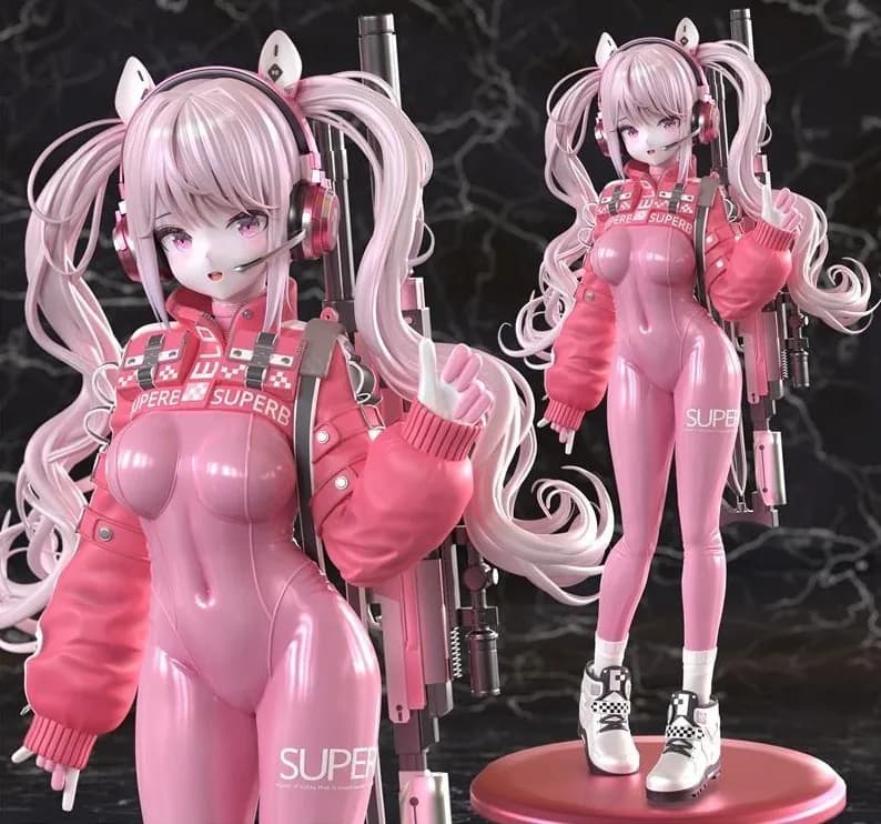 STL - Figura Anya Forger estilo anime
