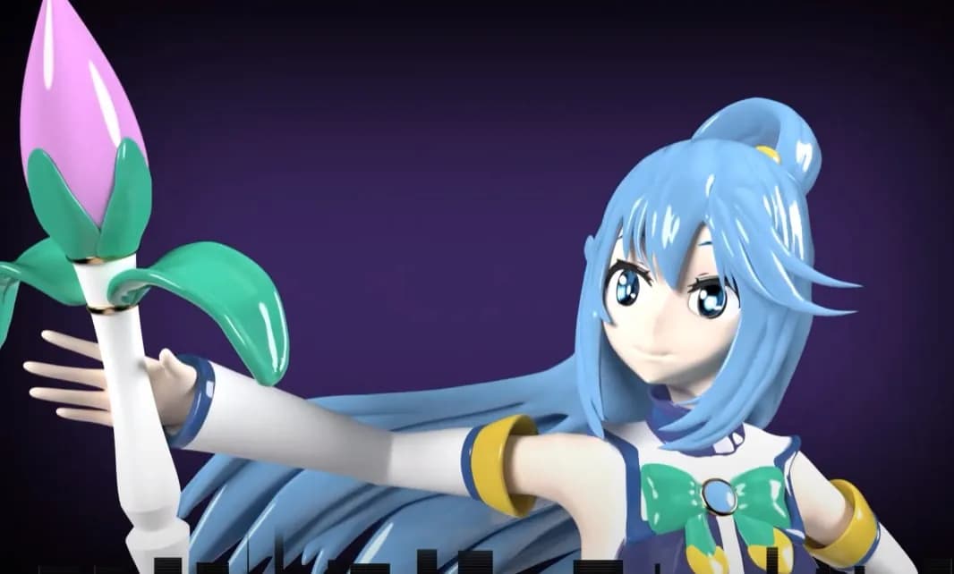 STL - Figura Aqua de Konosuba