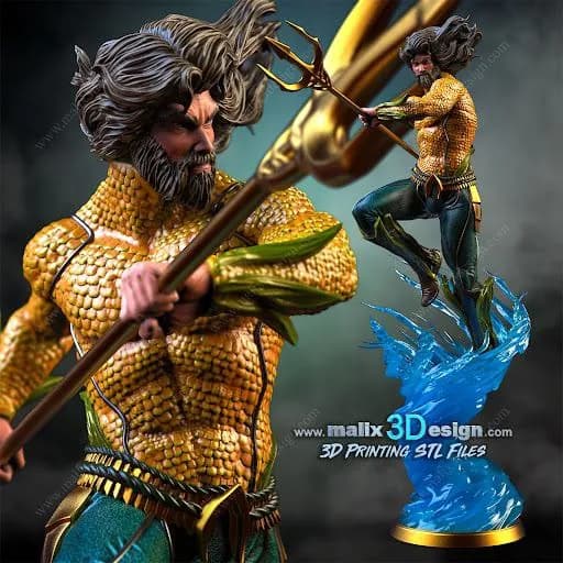 STL - Figura Aquaman