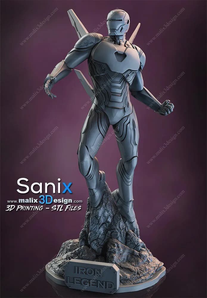 STL - Figura Armadura Iron Legend