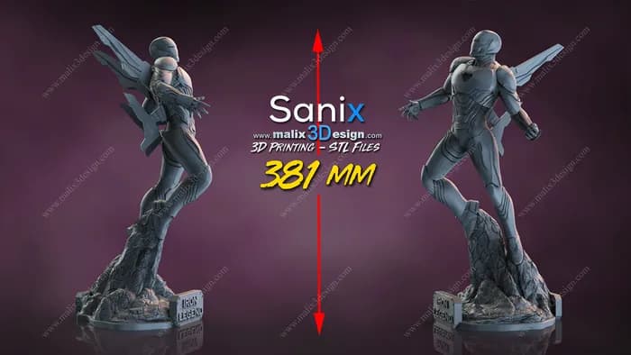STL - Figura Armadura Iron Legend render 4