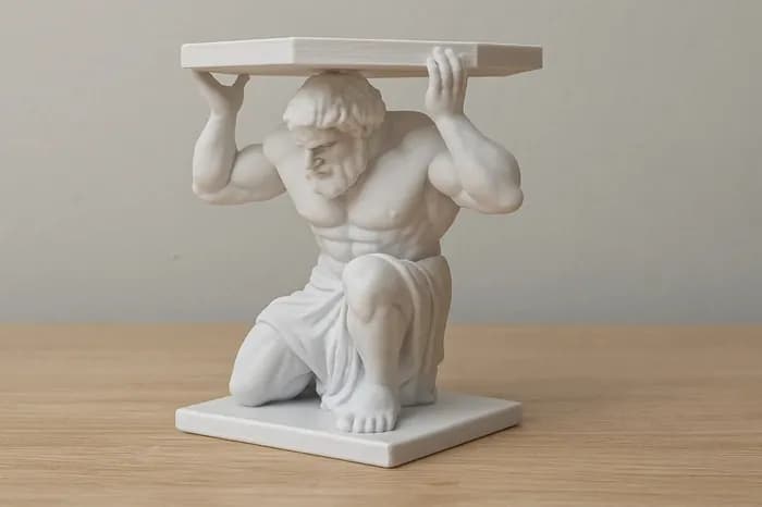 STL - Figura Atlas Sosteniendo el Cielo