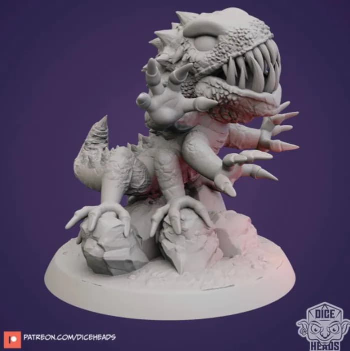 STL - Figura Basilisco Creature