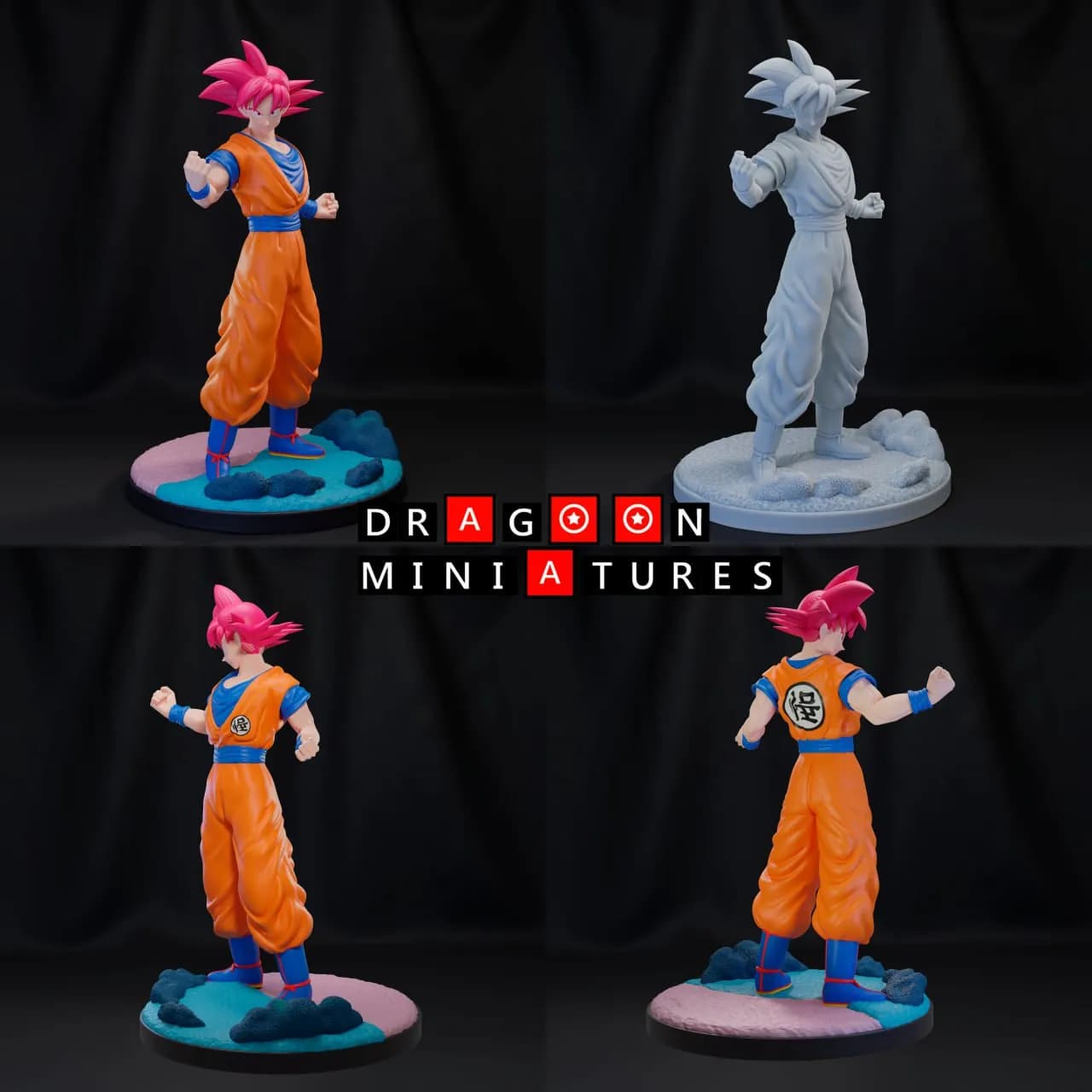STL - Figura Beerus Dragon Ball Super render 2