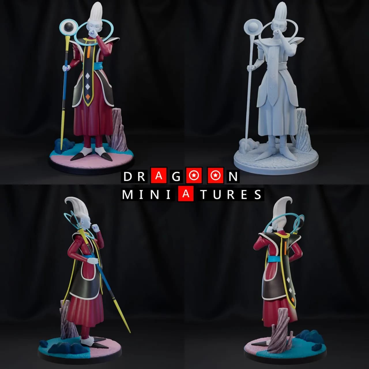 STL - Figura Beerus Dragon Ball Super render 4