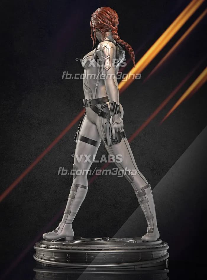 STL - Figura Black Widow de Marvel