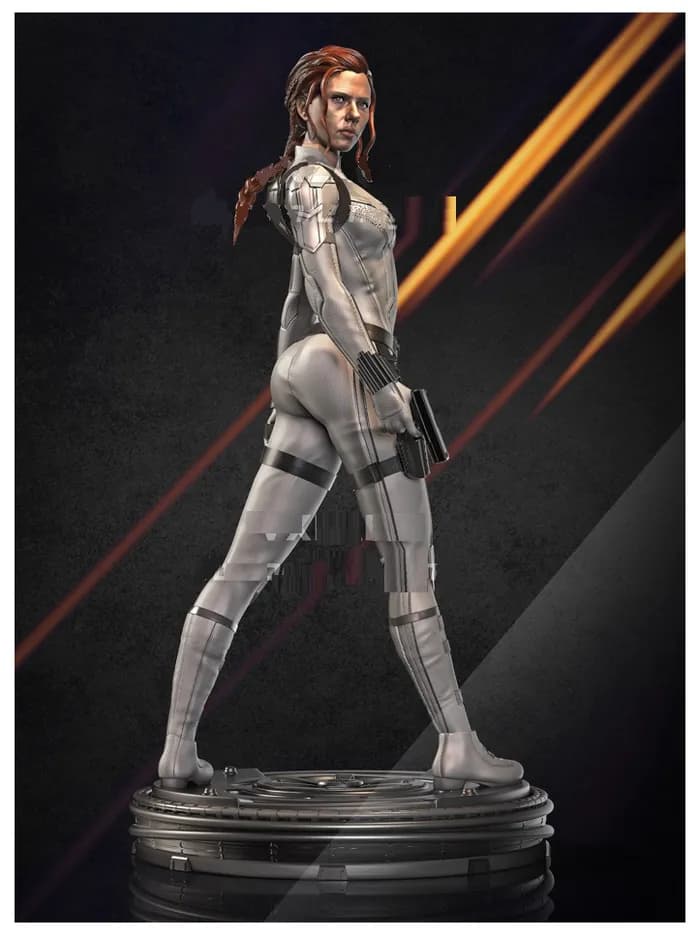 STL - Figura Black Widow de Marvel render 3