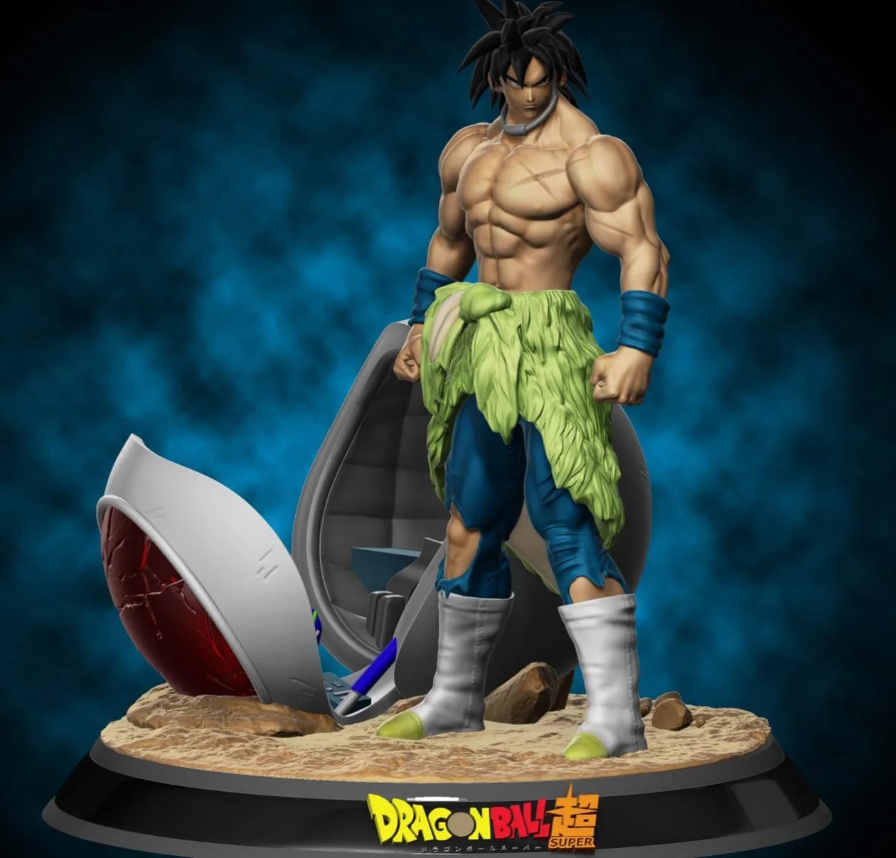 STL - Figura Broly Super Saiyajin