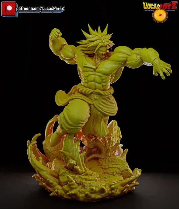 STL - Figura Broly Super Saiyan