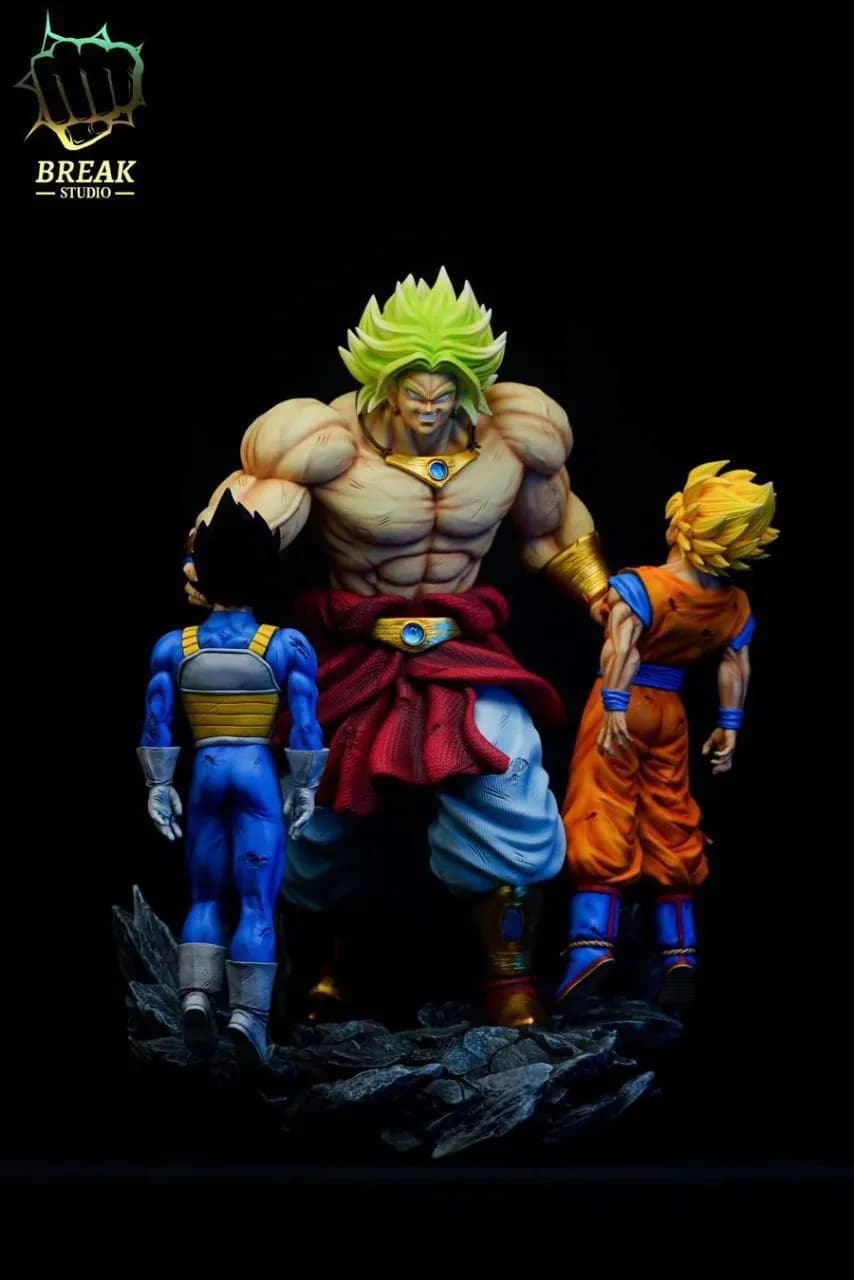 STL - Figura Broly vs Goku y Vegeta