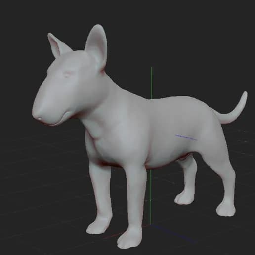 STL - Figura Bull Terrier