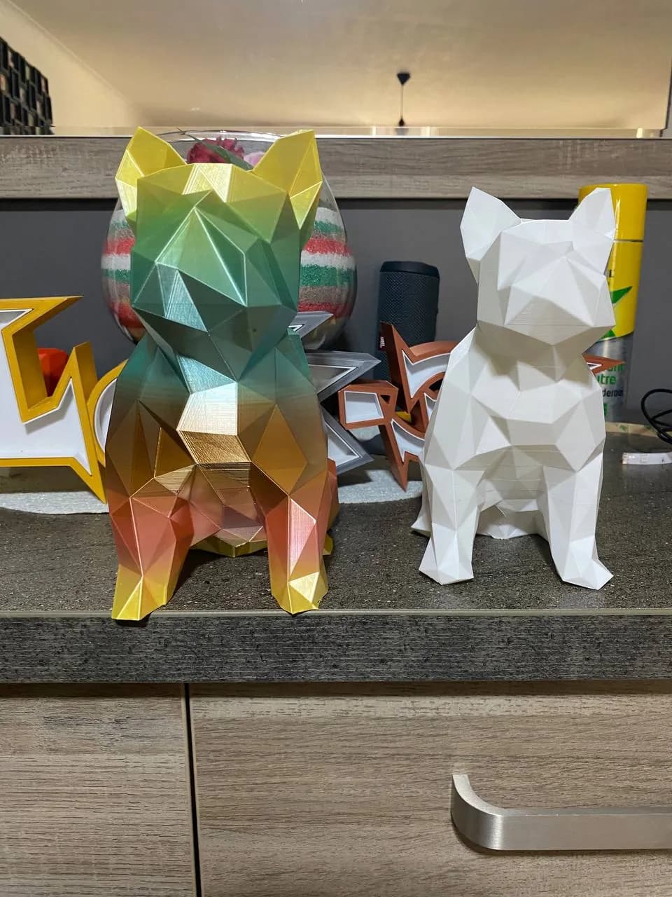 STL - Figura bulldog francés low poly