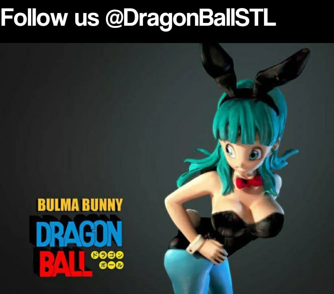 STL - Figura Bulma Bunny Dragon Ball