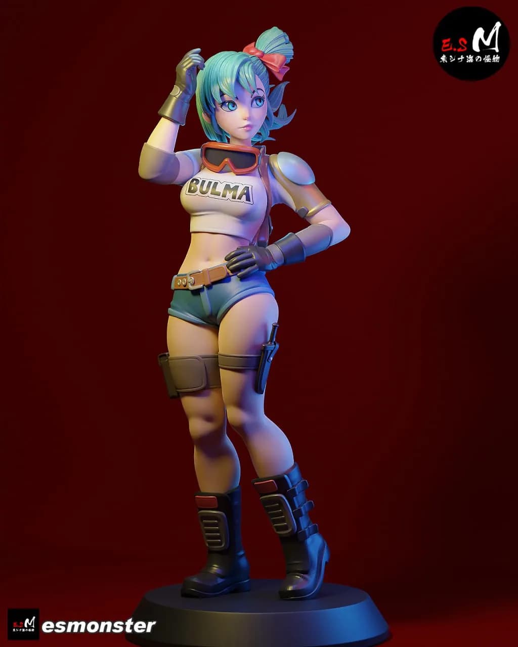 STL - Figura Bulma estilo aventura