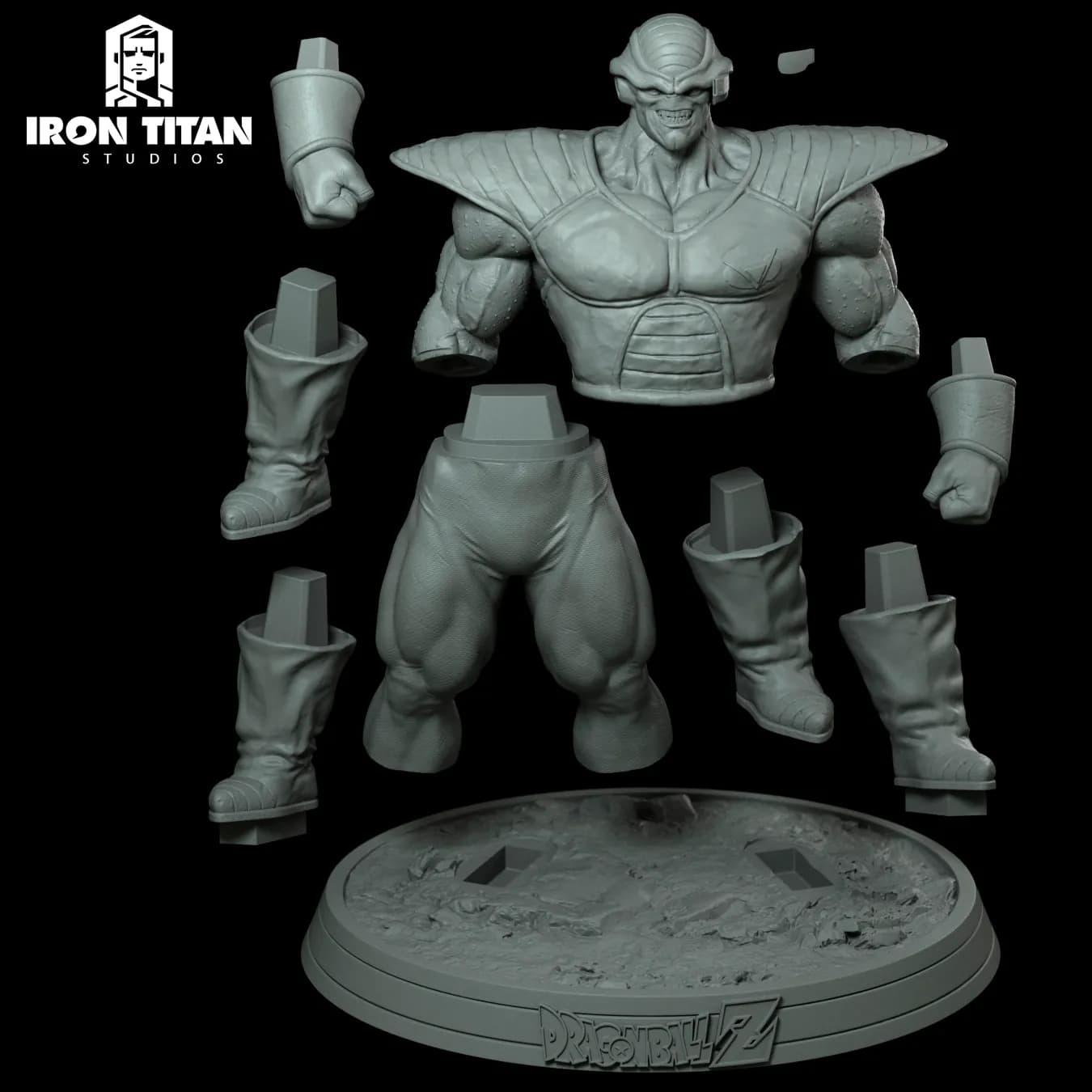 STL - Figura Burter Dragon Ball Z render 2