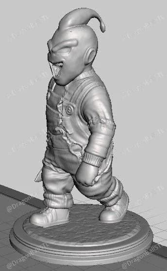 STL - Figura Buu estilo chibi render 4