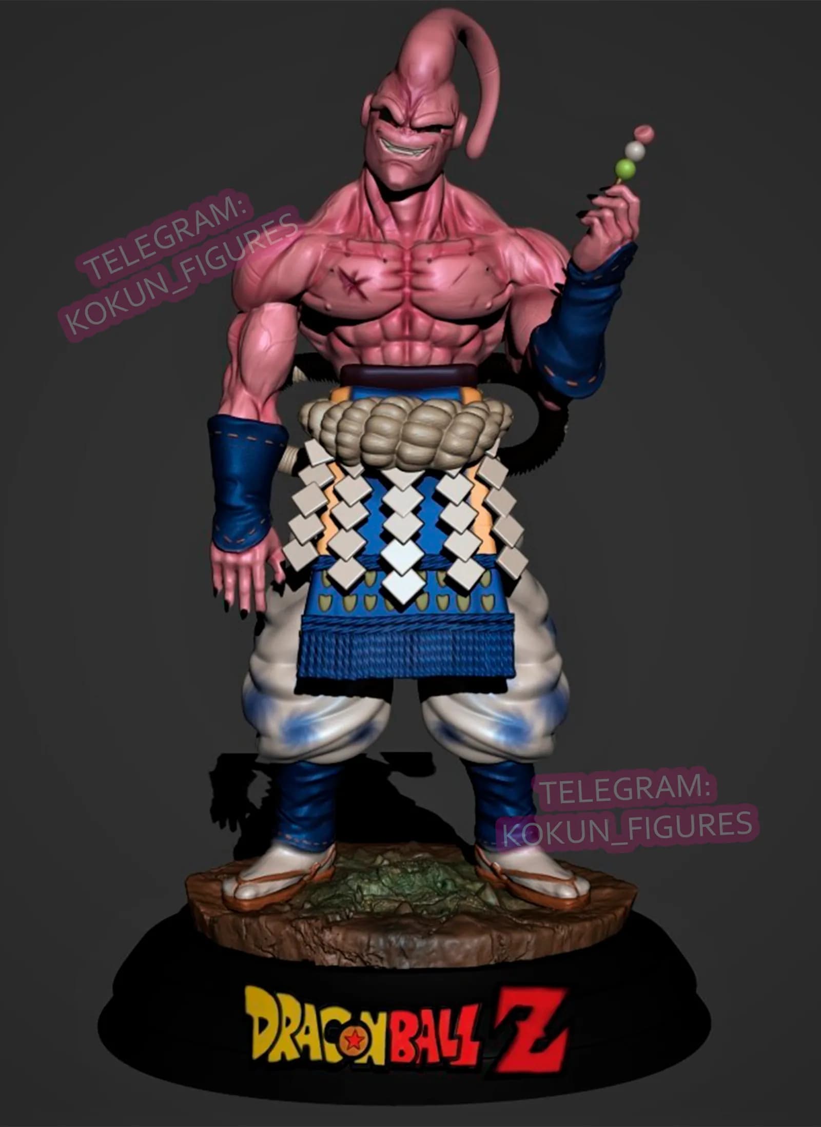 STL - Figura Buu Samurai Dragon Ball Z