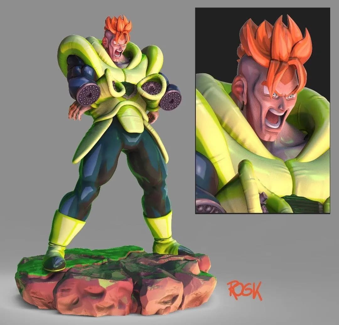 STL - Figura C16 Robot Dragon Ball