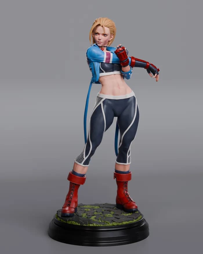 STL - Figura Cammy Street Fighter 6