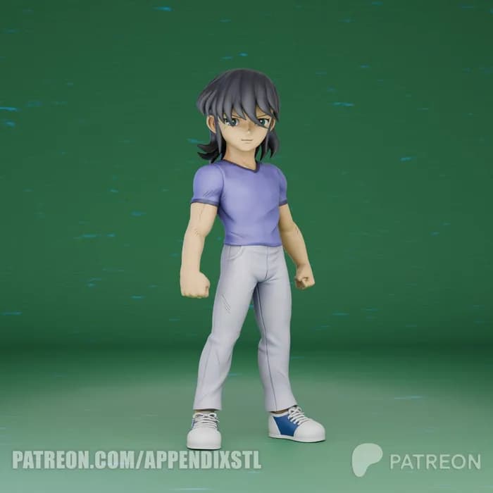 STL - Figura casual Shiryu joven